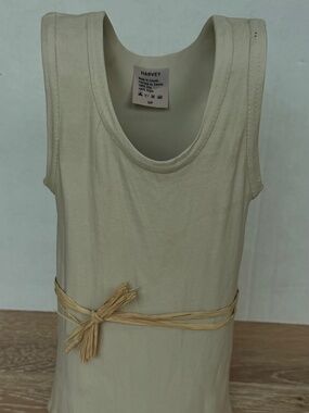 Vintage 1980s Michael Harvey Ceramic Tank Top Sculpture with Original Paper Tag